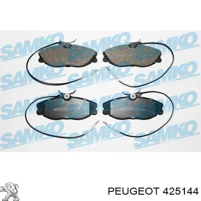 425144 Peugeot/Citroen передние тормозные колодки