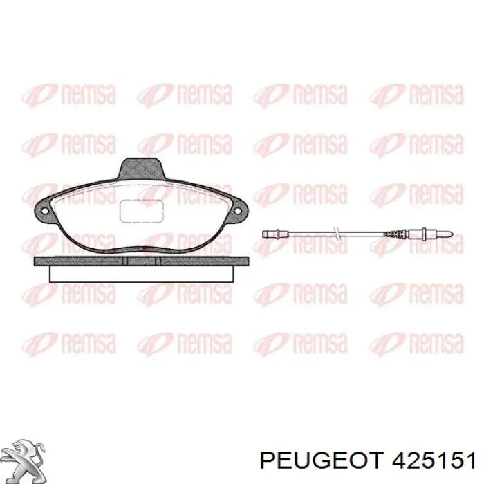 Колодки Peugeot/Citroen 425151 цена, от 16.33 USD