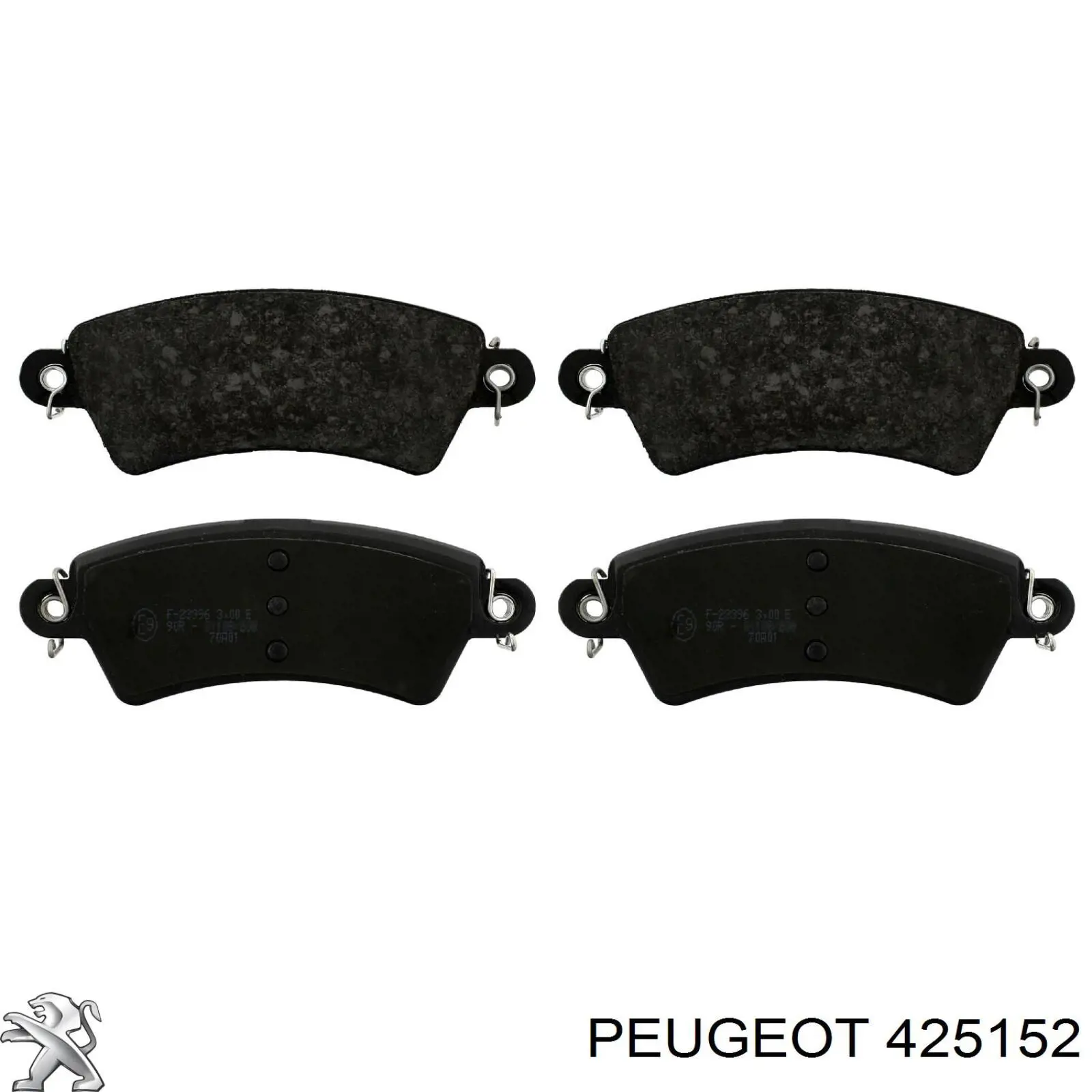 Pastillas de freno delanteras 425152 Peugeot/Citroen
