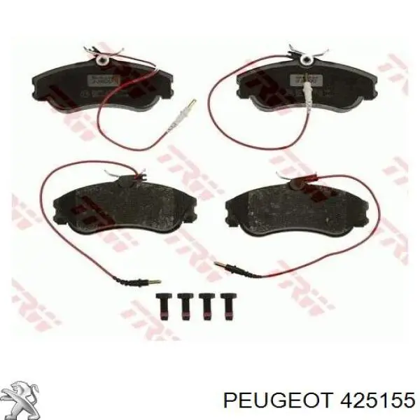 425155 Peugeot/Citroen Колодки передние