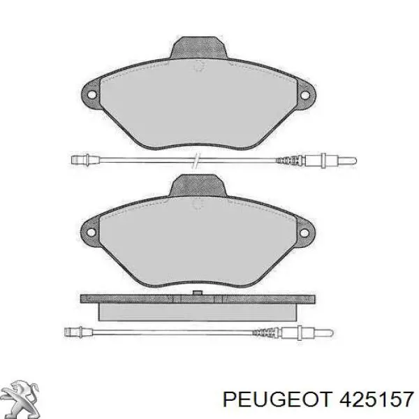 Передние тормозные колодки 425157 Peugeot/Citroen