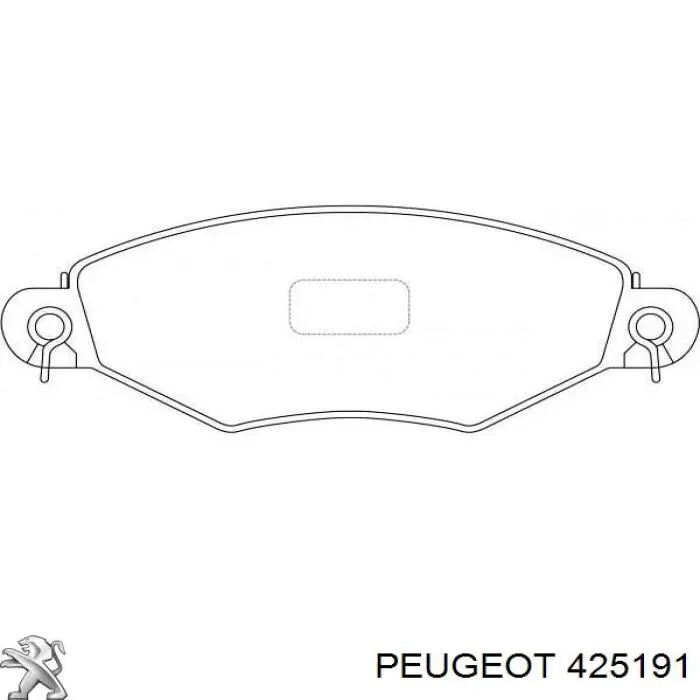 Колодки Peugeot/Citroen 425191 цена, от 19.40 USD