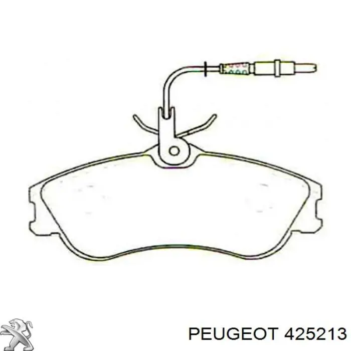 Передние тормозные колодки 425213 Peugeot/Citroen