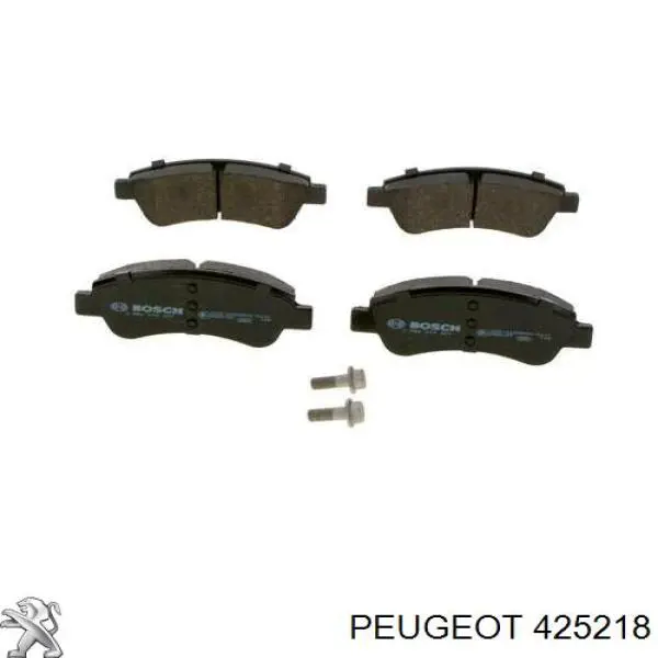 Передние тормозные колодки 425218 Peugeot/Citroen