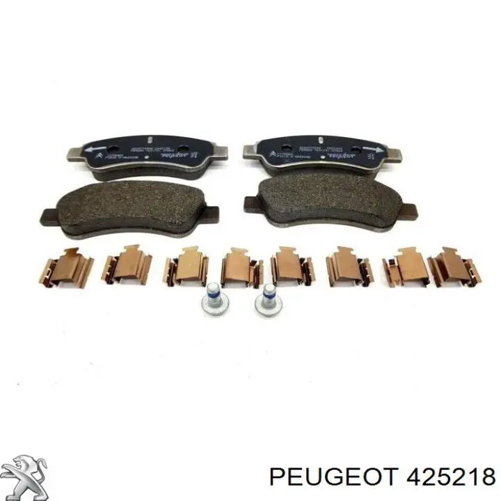Pastillas de freno delanteras 425218 Peugeot/Citroen