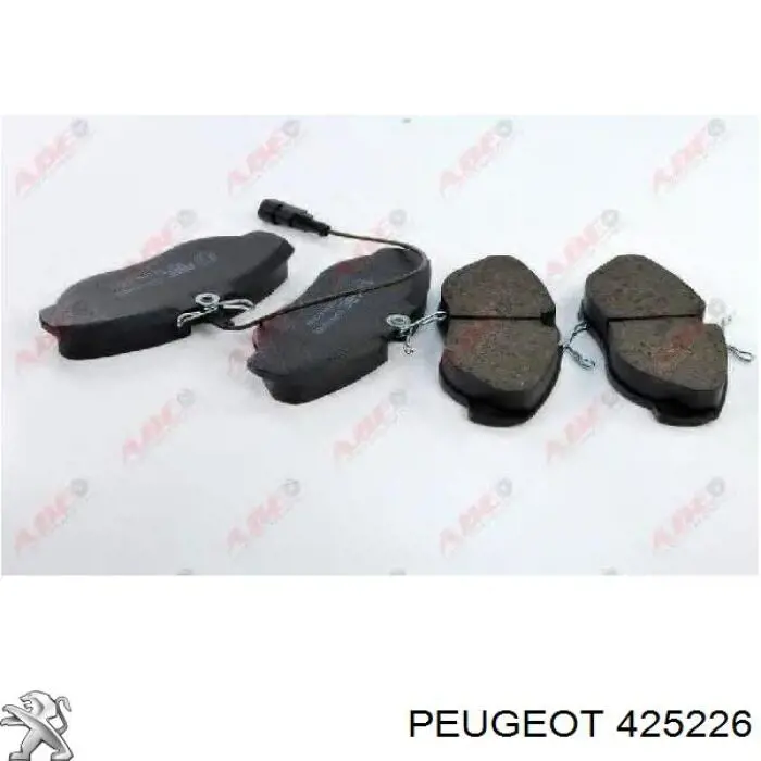 Колодки тормозные передние дисковые Peugeot/Citroen 425226