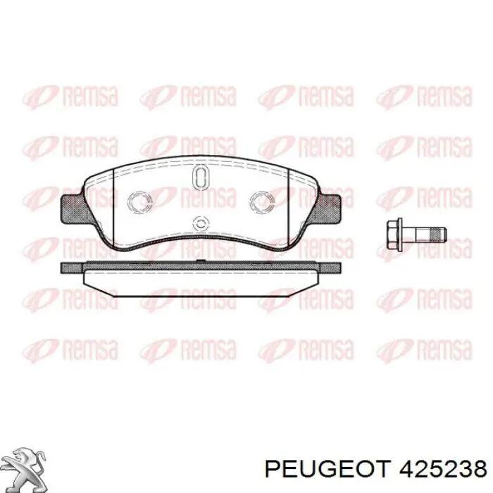 Колодки Peugeot/Citroen 425238 цена, от 17.76 USD
