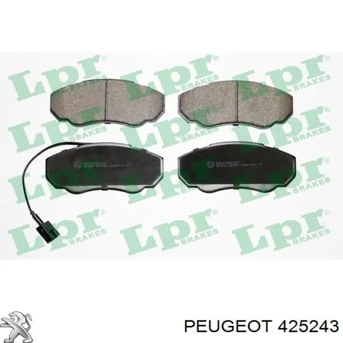 Колодки Peugeot/Citroen 425243 цена, от 17.10 USD