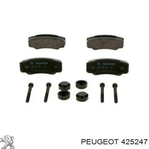 Колодки дисковые  Peugeot/Citroen 425247 цена, от 15.23 USD