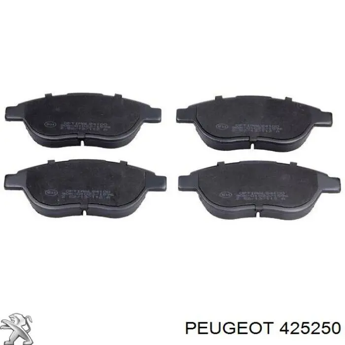 425250 Peugeot/Citroen колодки тормозные передние дисковые