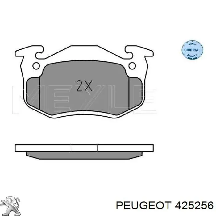 Колодки дисковые  Peugeot/Citroen 425256 цена, от 12.06 USD