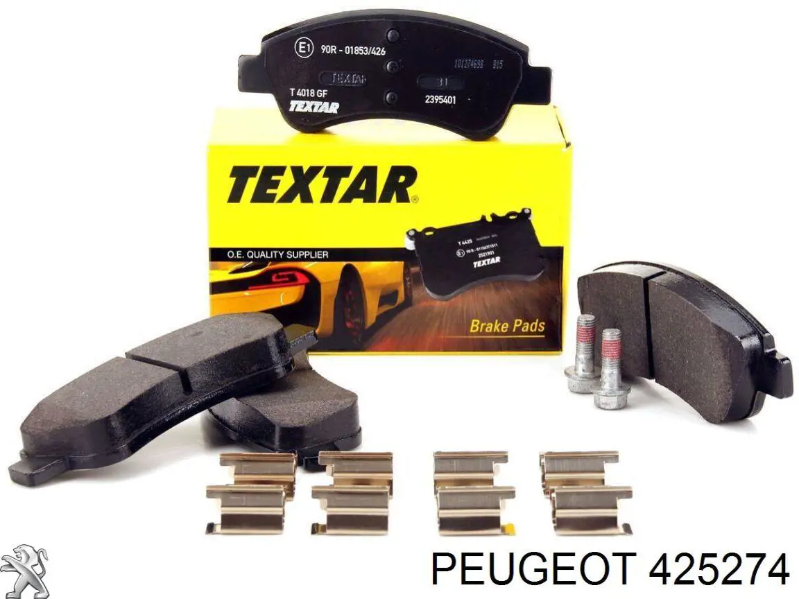 Купить 425274 Peugeot/Citroen Колодки тормозные задние, дисковые