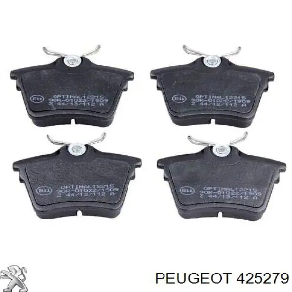 Купить 425279 Peugeot/Citroen Колодки тормозные задние, дисковые