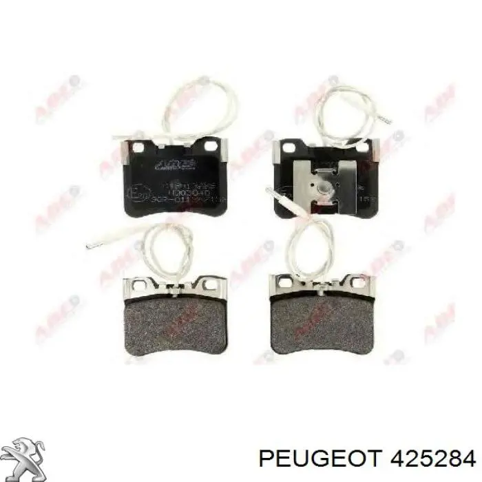 425284 Peugeot/Citroen передние тормозные колодки