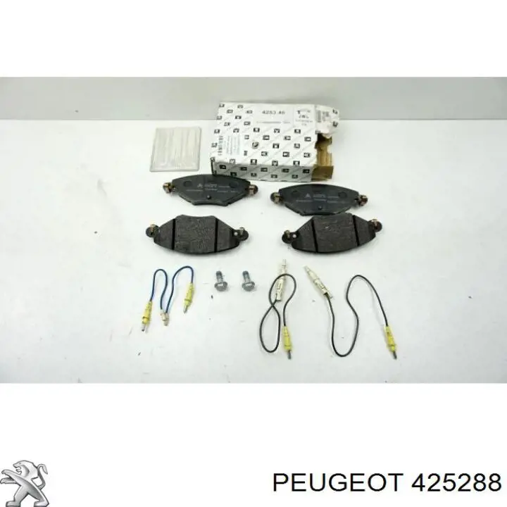 Передние тормозные колодки 425288 Peugeot/Citroen