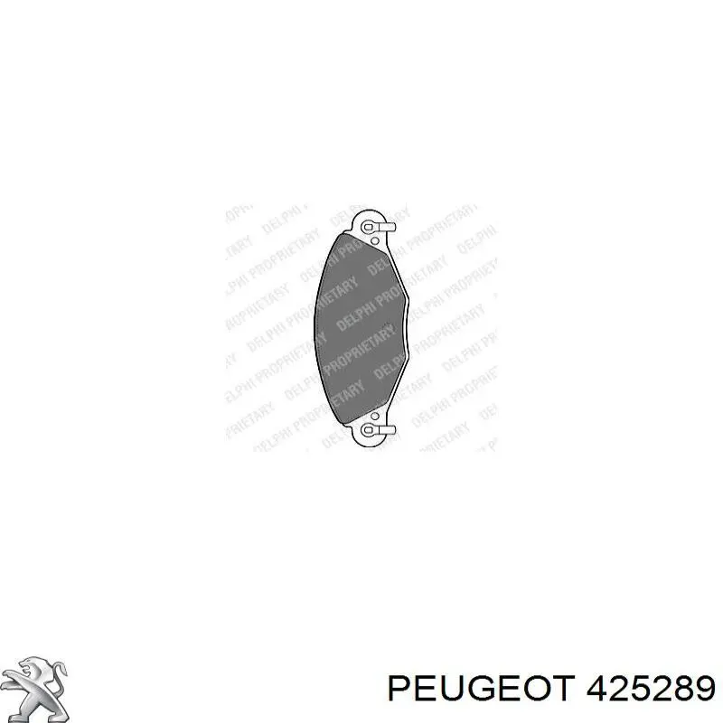 Купить 425289 Peugeot/Citroen Колодки тормозные