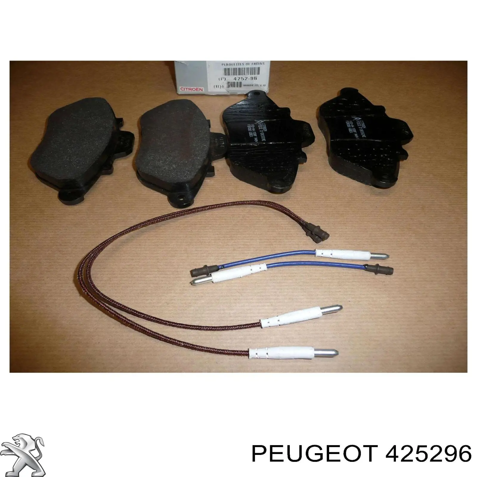 Передние тормозные колодки 425296 Peugeot/Citroen