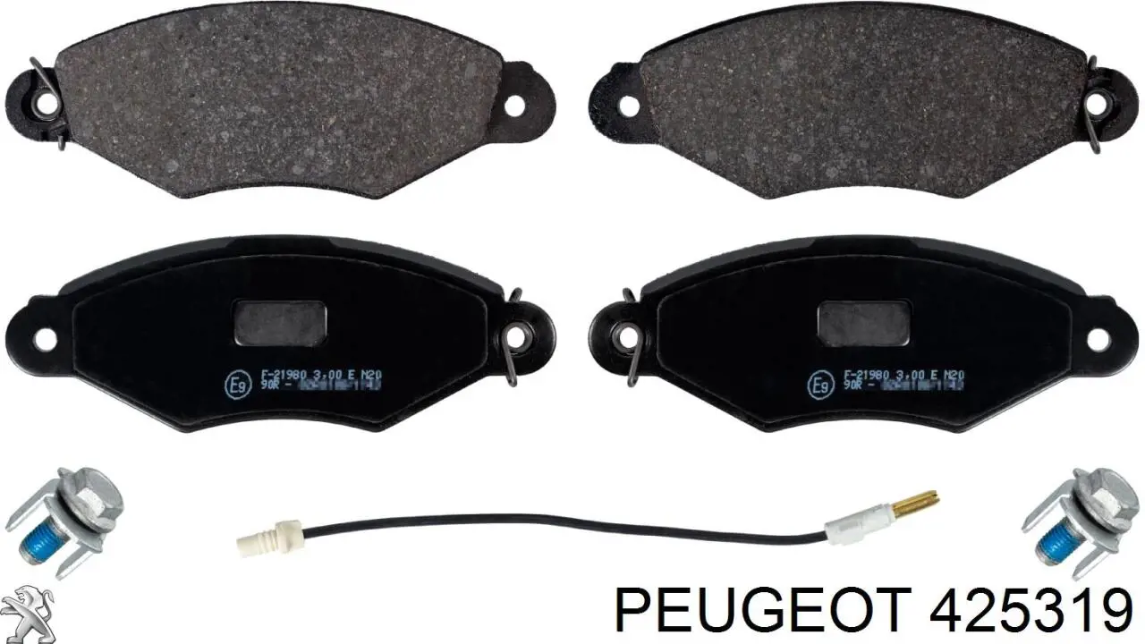 Купить 425319 Peugeot/Citroen Колодки тормозные