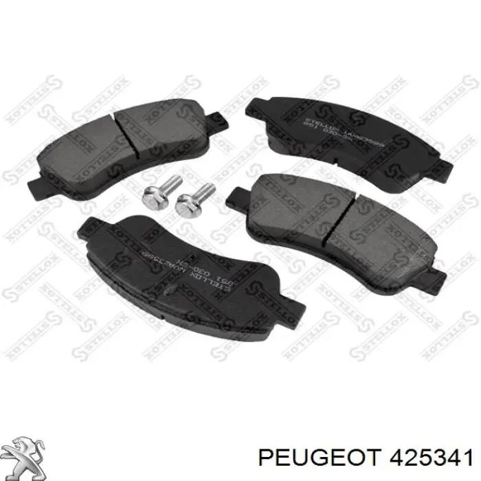 Передние тормозные колодки 425341 Peugeot/Citroen