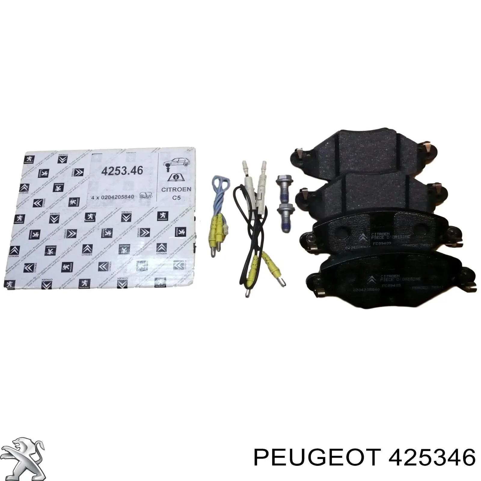 Купить 425346 Peugeot/Citroen Колодки тормозные