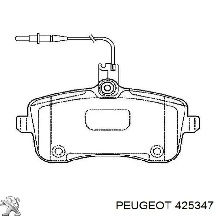 Колодки Peugeot/Citroen 425347 цена, от 21.54 USD