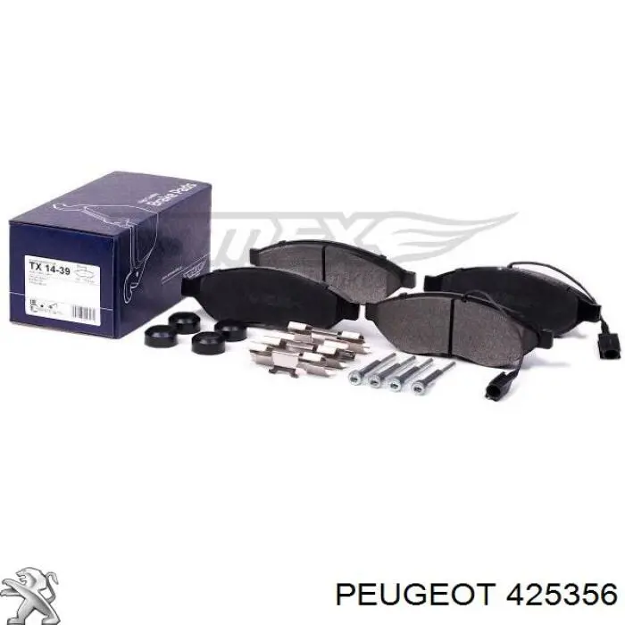 Купить 425356 Peugeot/Citroen Колодки тормозные