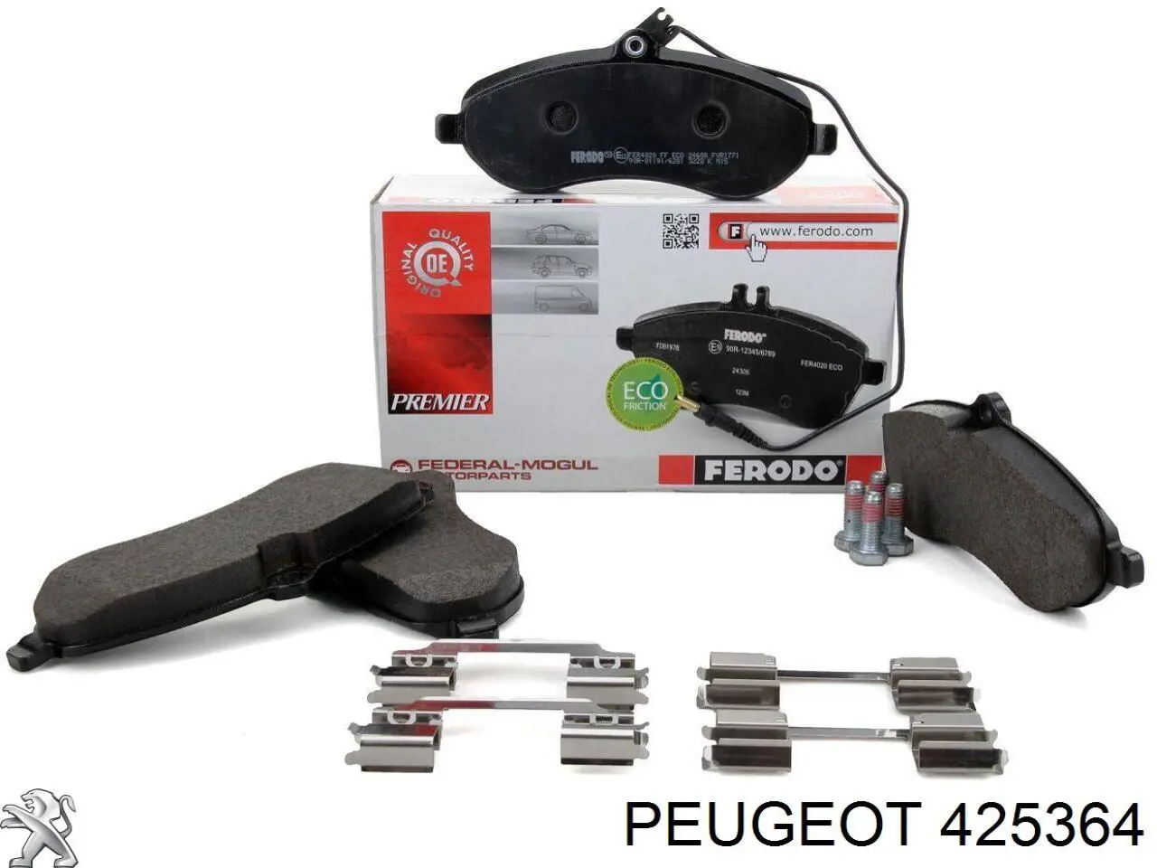 425364 Peugeot/Citroen Колодки передние