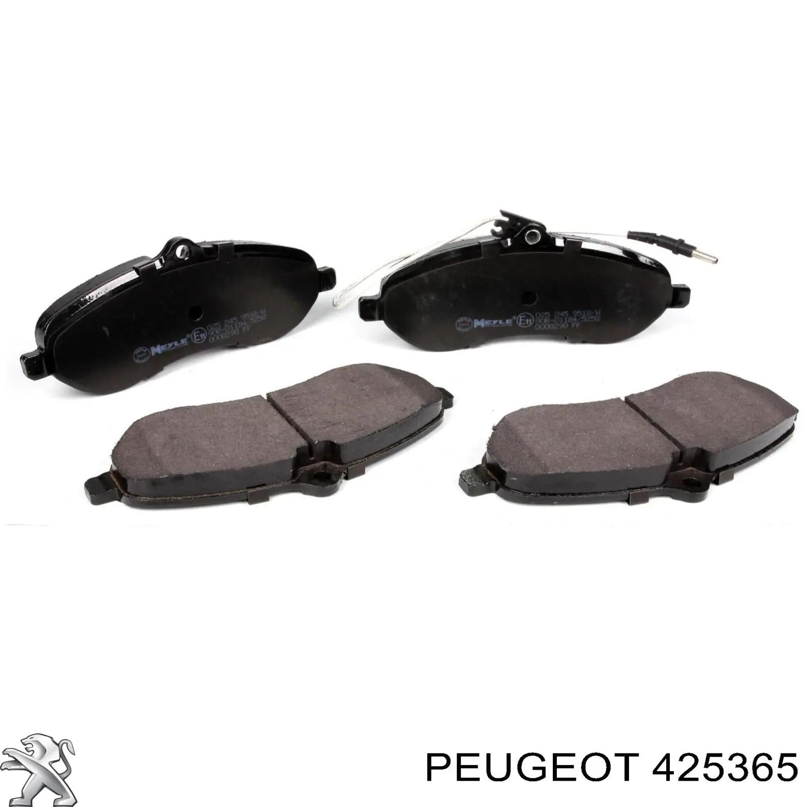 Тормозные колодки Peugeot/Citroen 425365