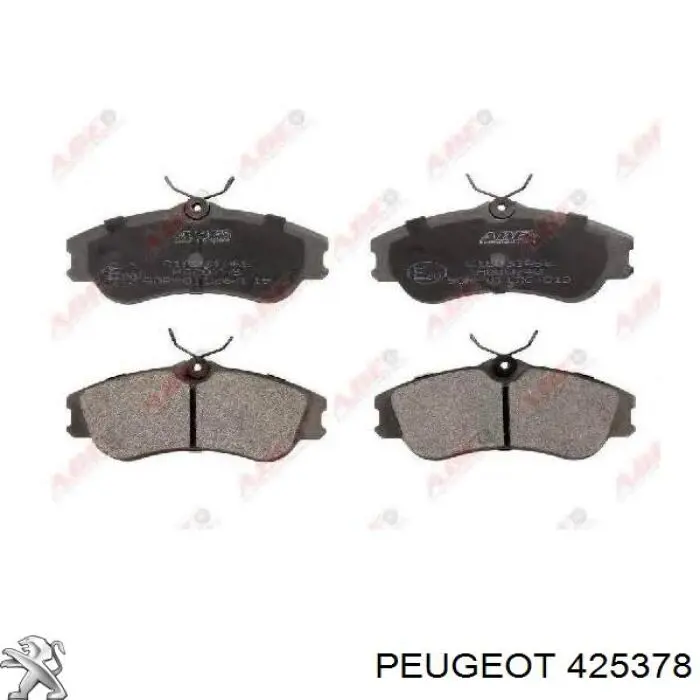 425378 Peugeot/Citroen передние тормозные колодки