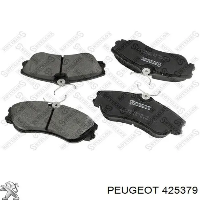 Передние тормозные колодки 425379 Peugeot/Citroen