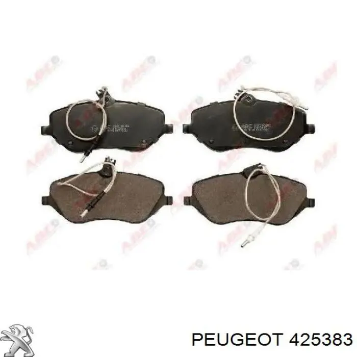 Колодки тормозные передние дисковые Peugeot/Citroen 425383