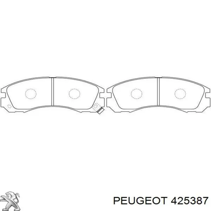 Купить 425387 Peugeot/Citroen Колодки тормозные