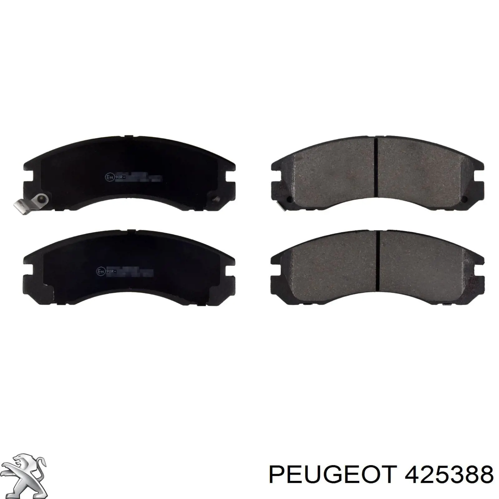 Pastillas de freno delanteras 425388 Peugeot/Citroen