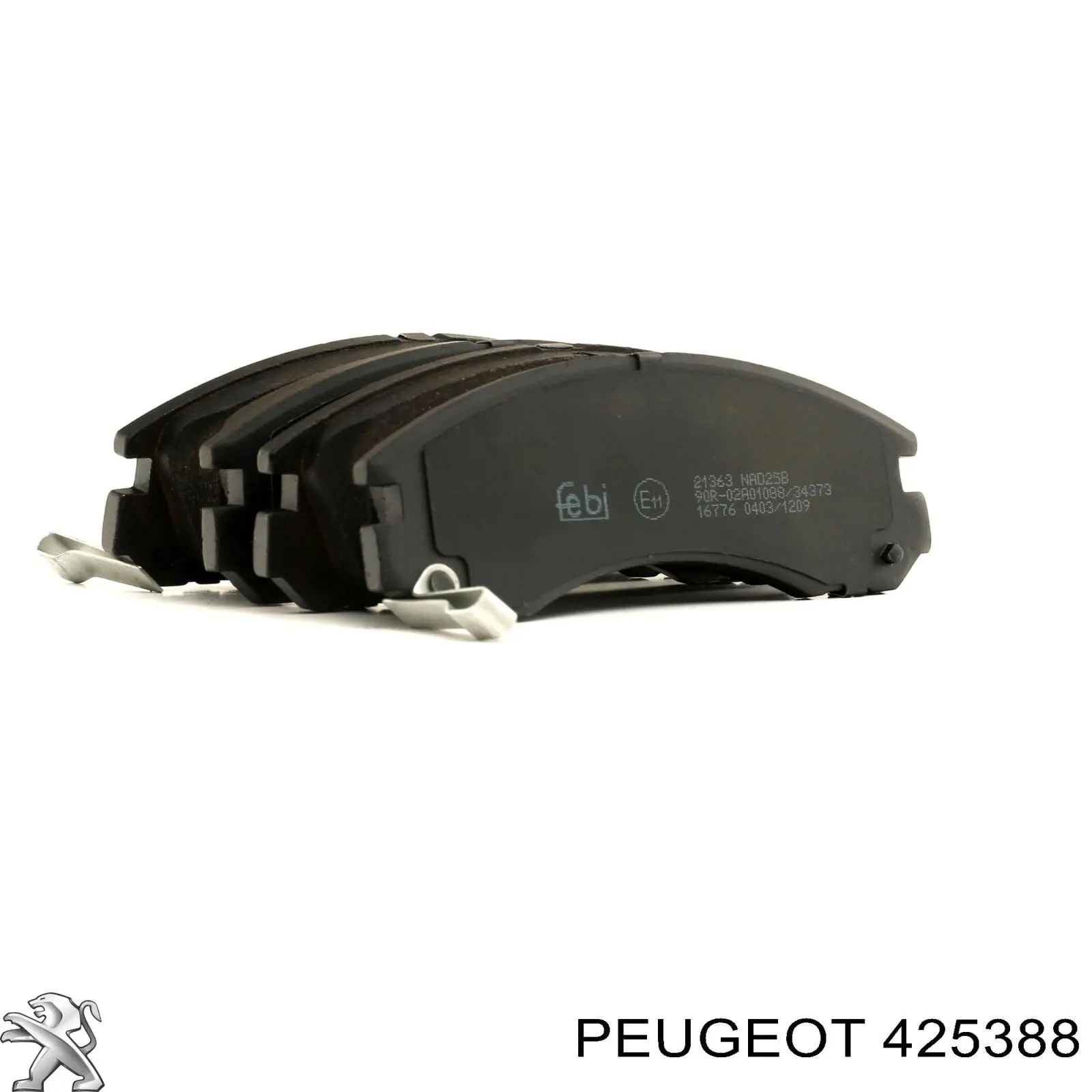 Передние тормозные колодки 425388 Peugeot/Citroen