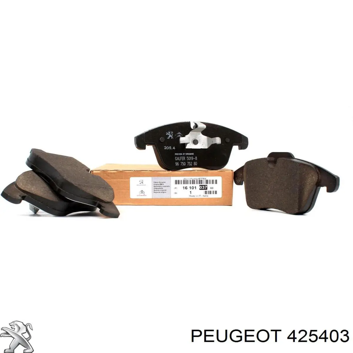 Купить 425403 Peugeot/Citroen Колодки тормозные