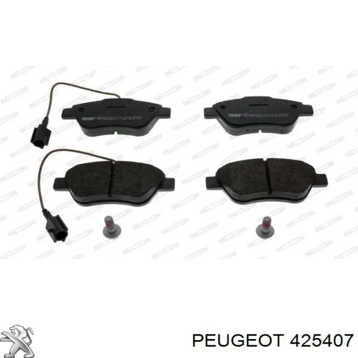 425407 Peugeot/Citroen передние тормозные колодки