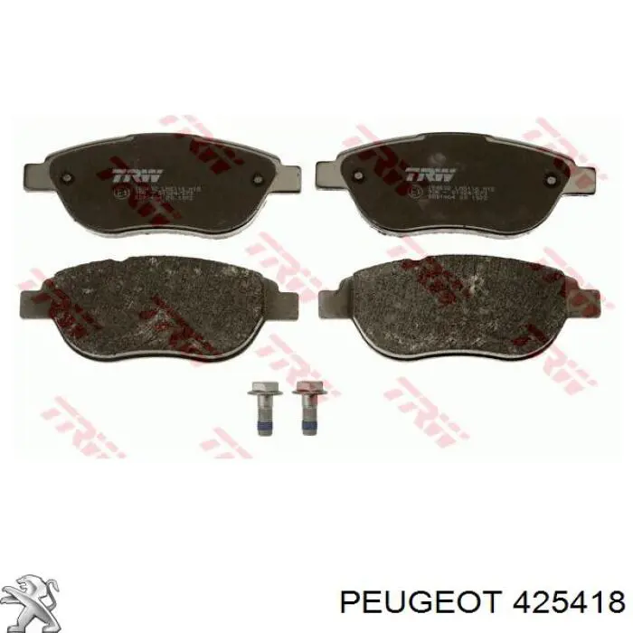 Тормозные колодки Peugeot/Citroen 425418