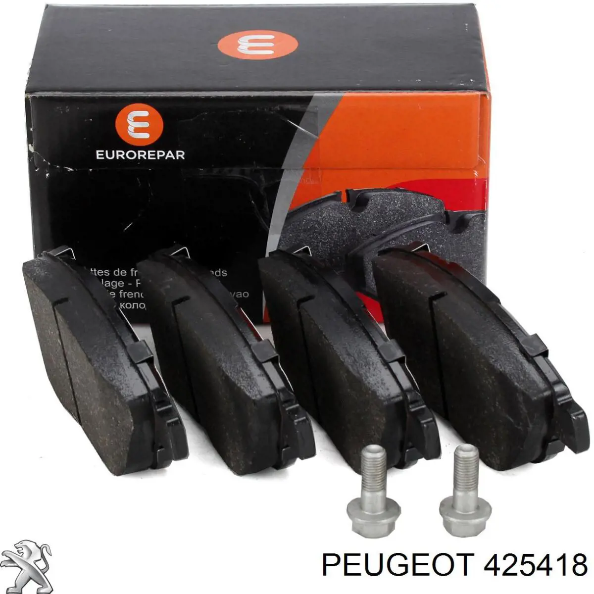 425418 Peugeot/Citroen колодки тормозные передние дисковые