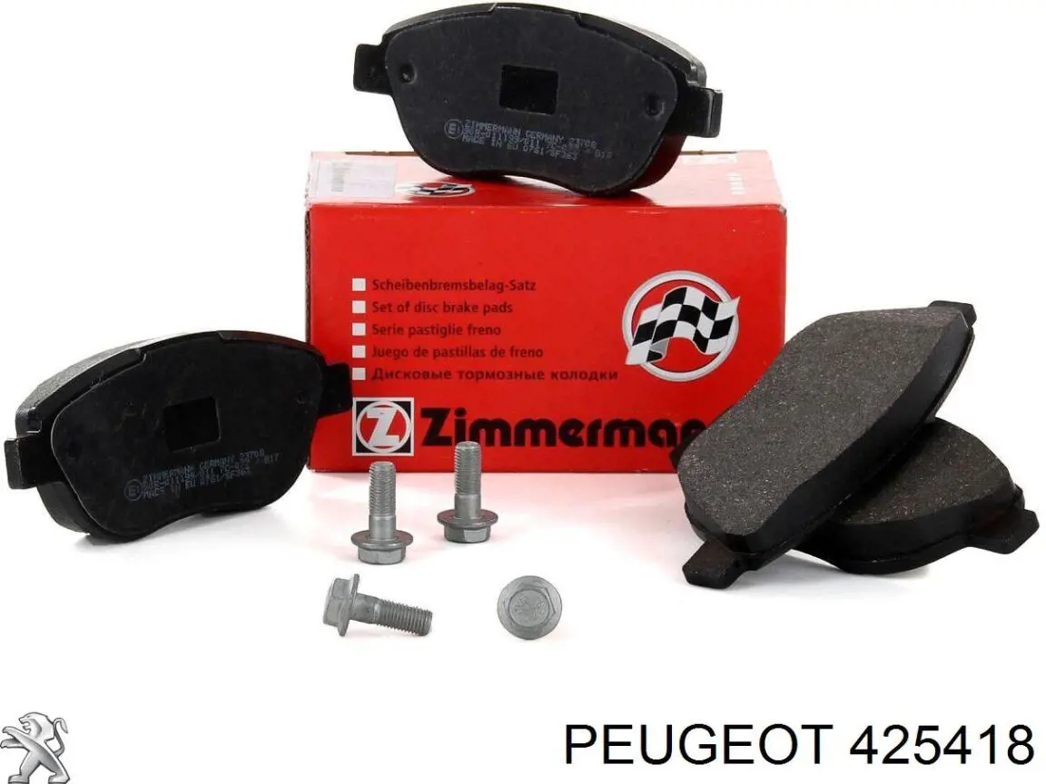 Купить 425418 Peugeot/Citroen Колодки тормозные