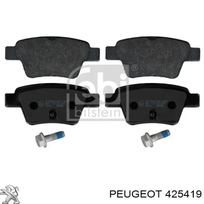 Колодки дисковые  Peugeot/Citroen 425419 цена, от 16.45 USD