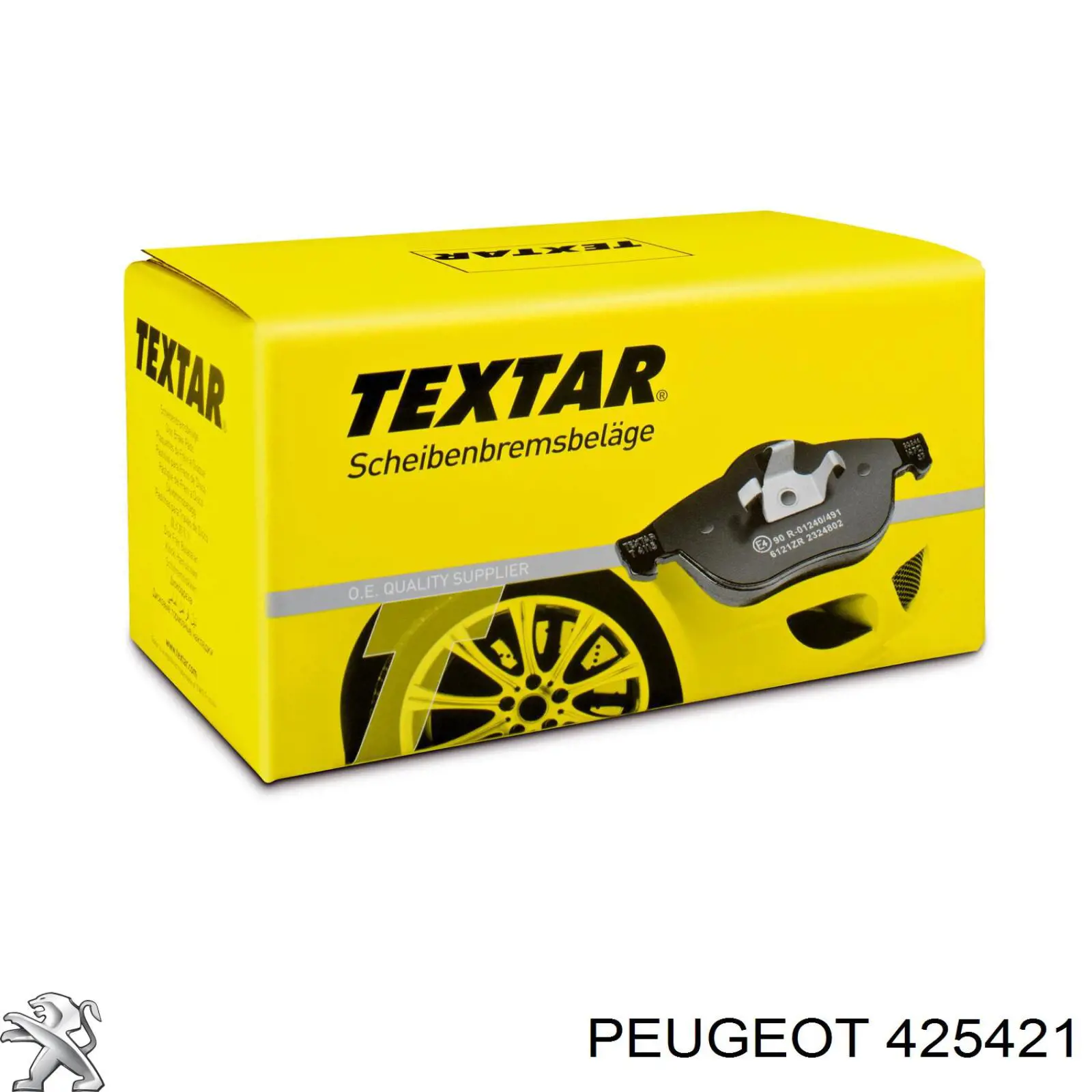 Задние тормозные колодки 425421 Peugeot/Citroen