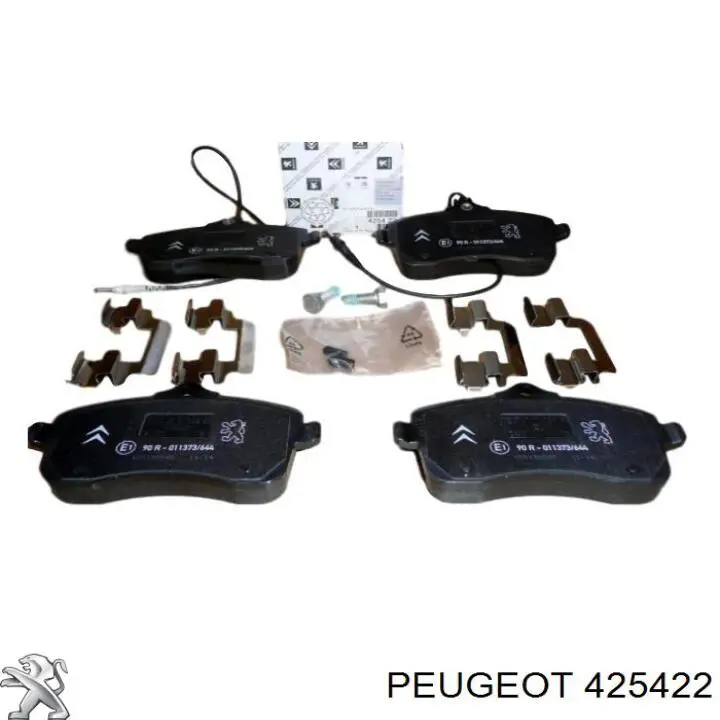 Передние тормозные колодки 425422 Peugeot/Citroen