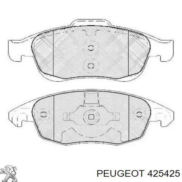 Передние тормозные колодки 425425 Peugeot/Citroen