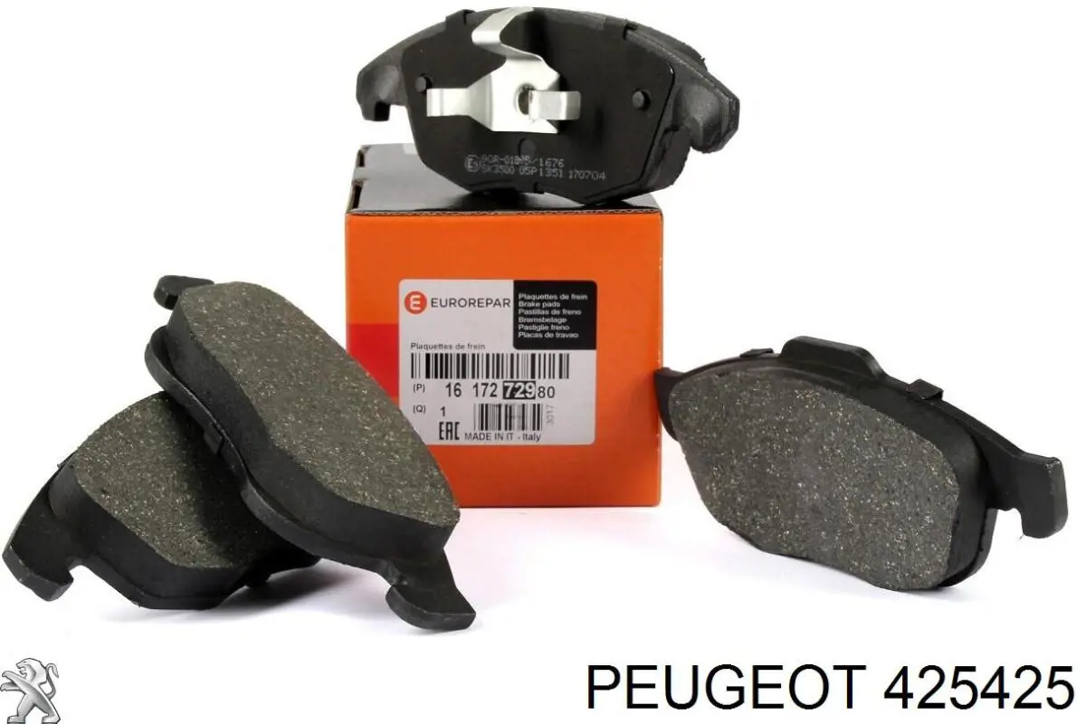425425 Peugeot/Citroen колодки тормозные передние дисковые