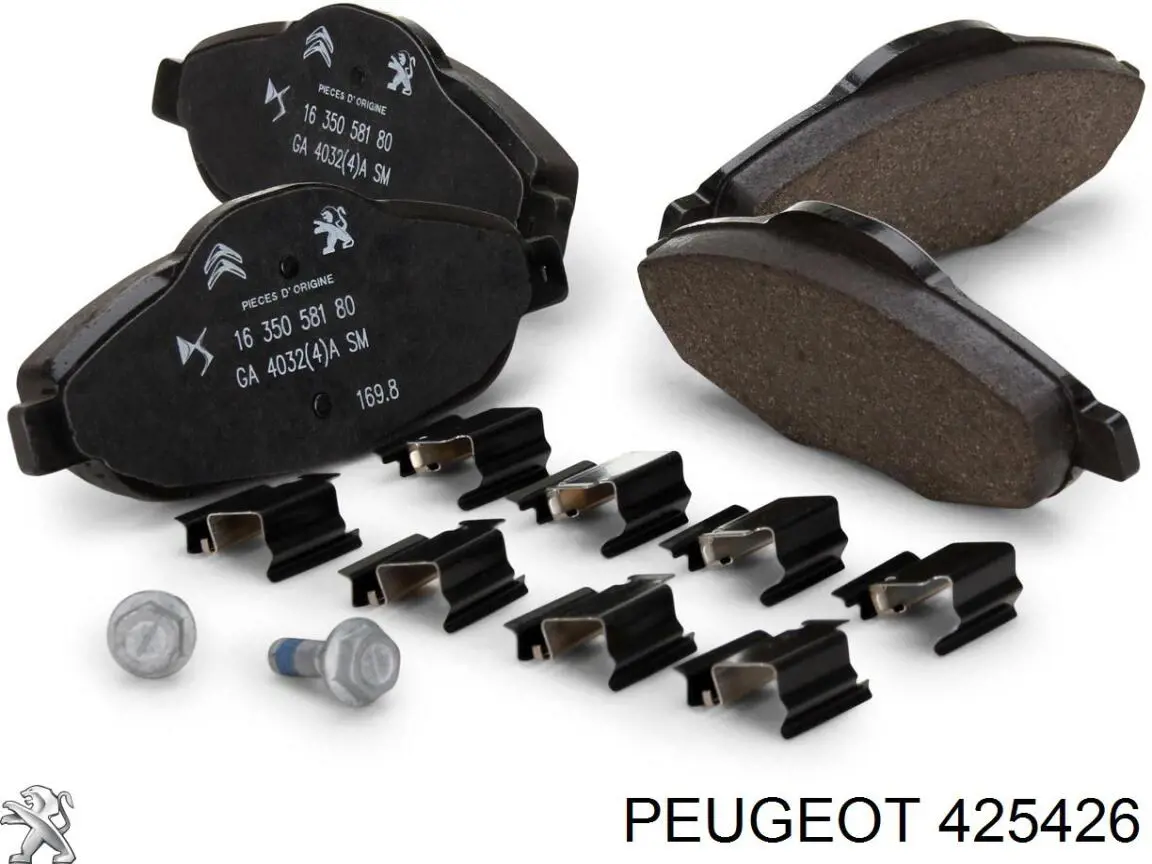 Купить 425426 Peugeot/Citroen Колодки тормозные