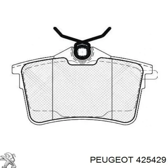 Задние дисковые колодки Peugeot/Citroen 425429
