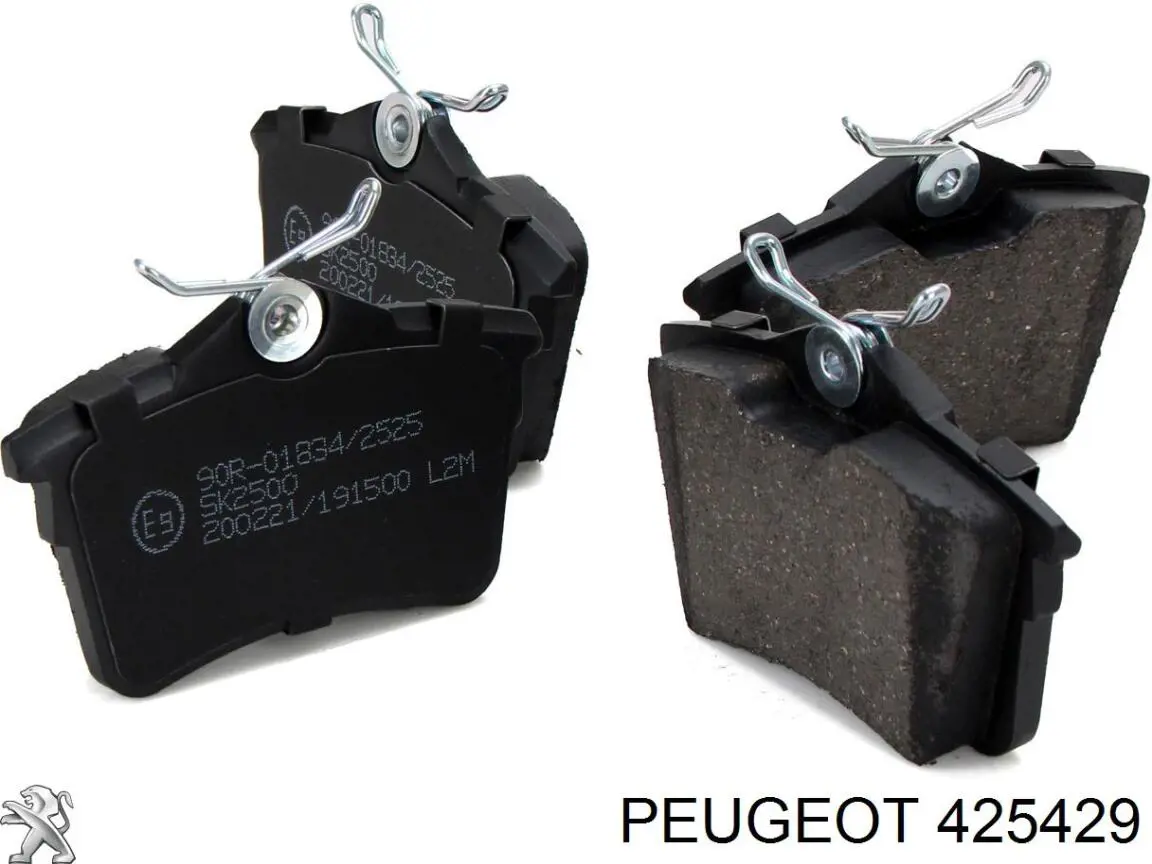 Купить 425429 Peugeot/Citroen Колодки тормозные задние, дисковые