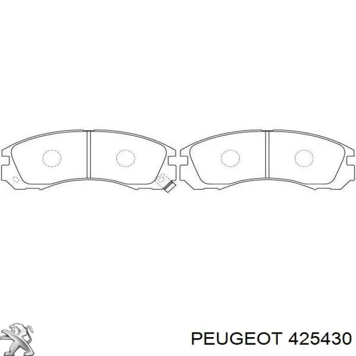 Купить 425430 Peugeot/Citroen Колодки тормозные