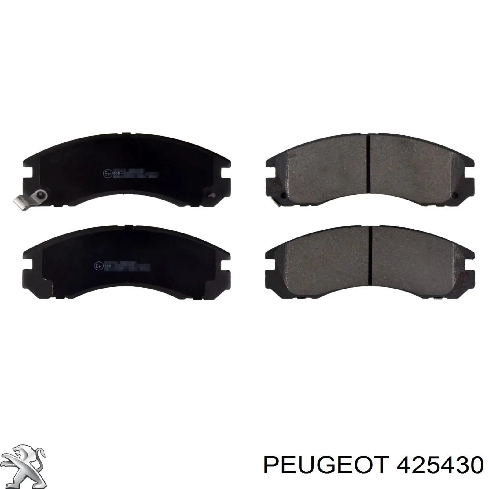 Pastillas de freno delanteras 425430 Peugeot/Citroen