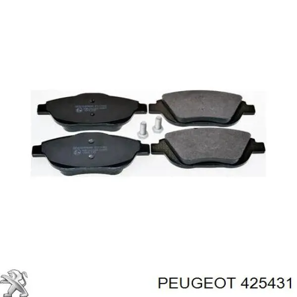 Купить 425431 Peugeot/Citroen Колодки тормозные